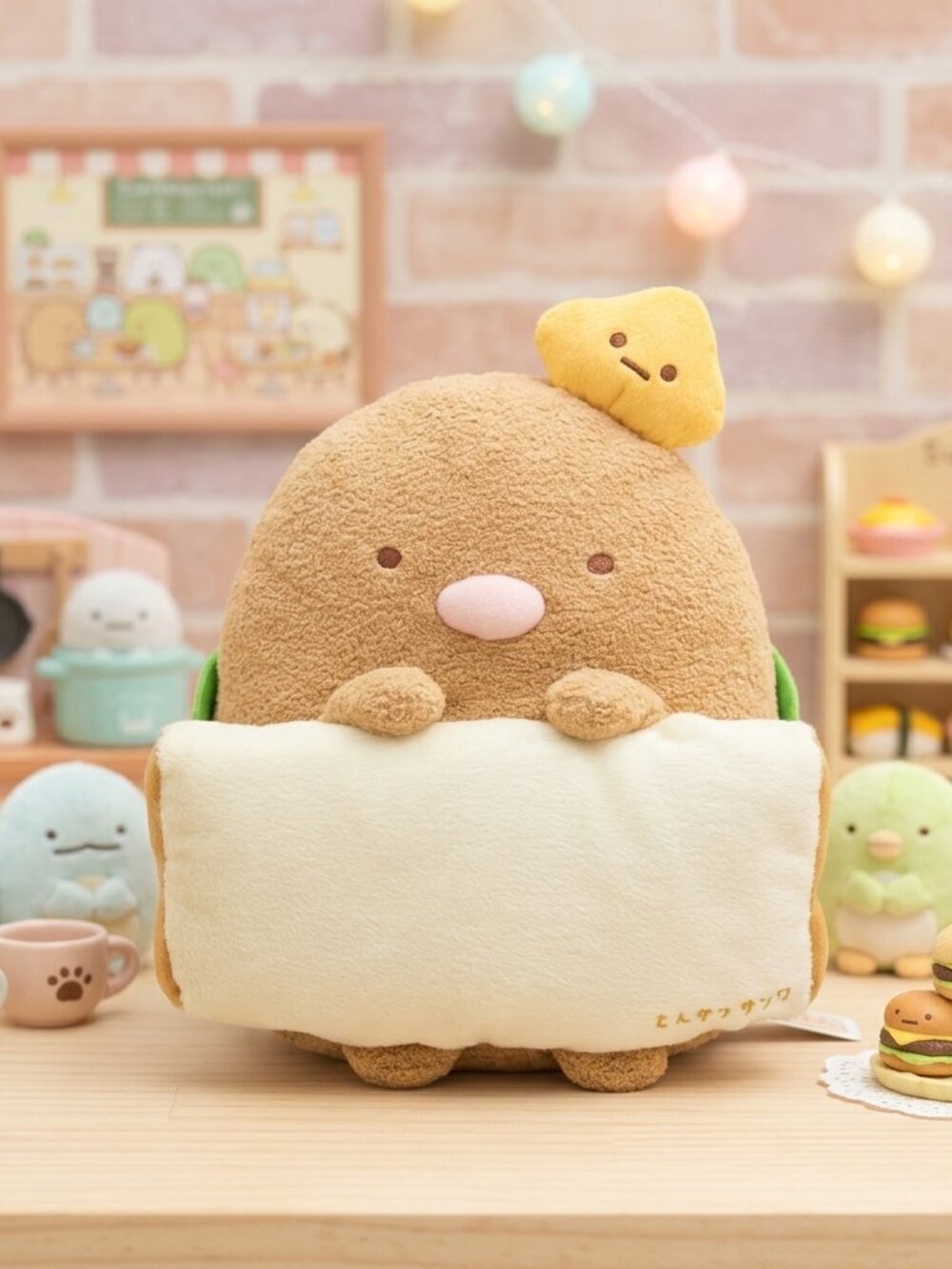 Sumikkogurashi Tonkatsu Sandwich Plush